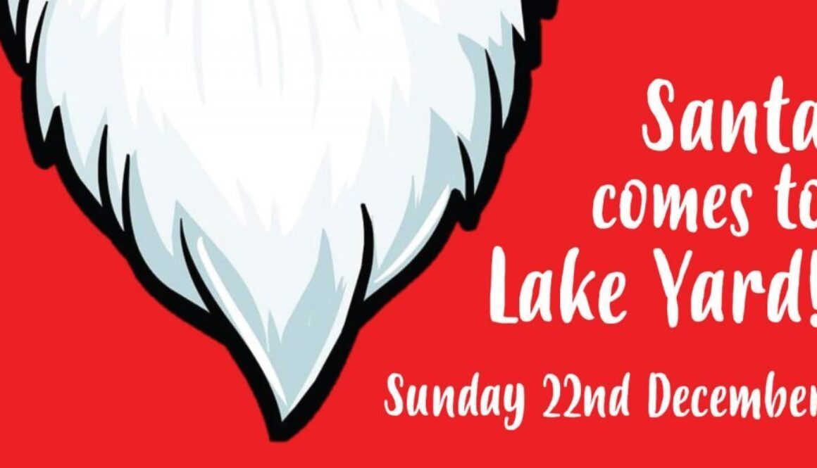 Santa come to Lake Yard December 2019