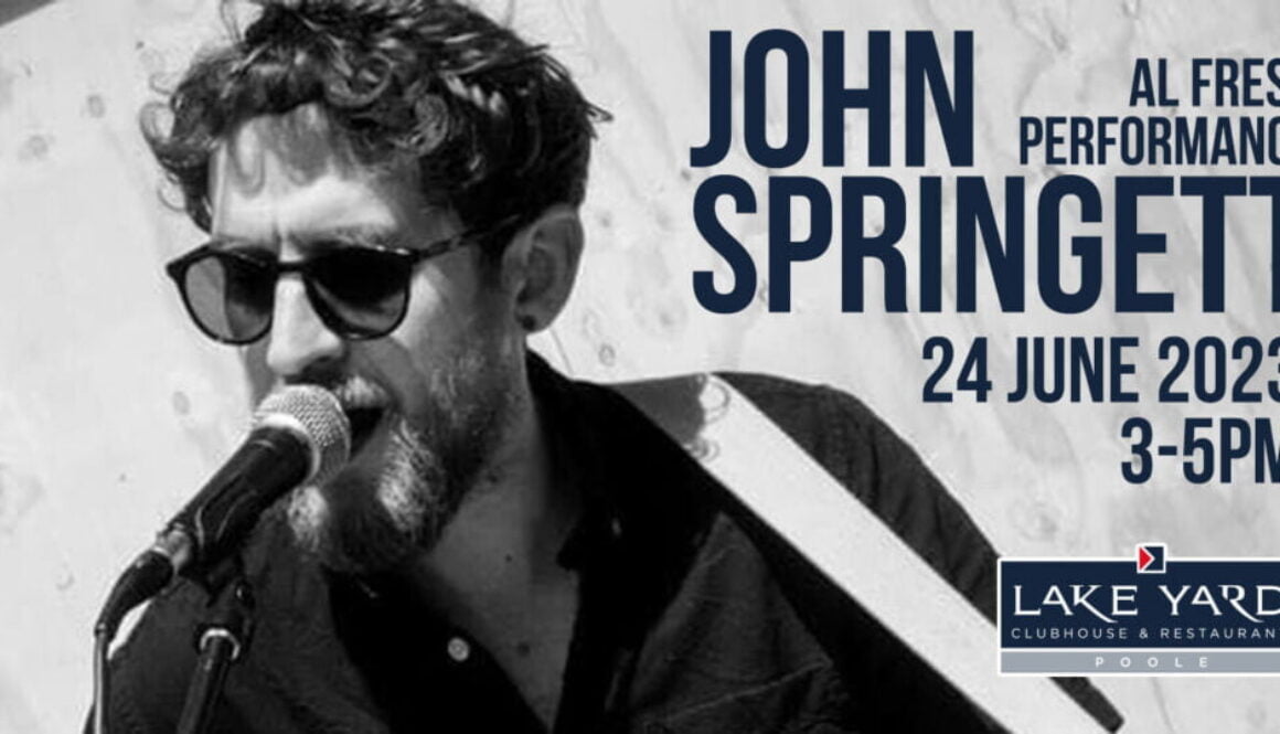 John Springett live at Lake Yard -Saturday 24 June 3-5pm