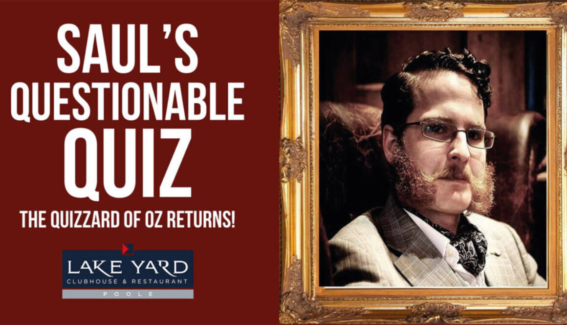 Saul's Questionable Quiz Nights return to Lake Yard 8 October