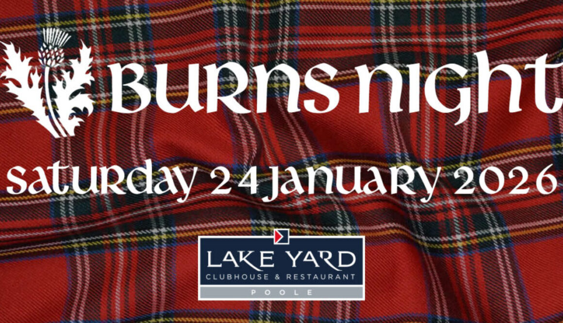 Join us for Burns Night on Saturday 24 January at Lake Yard