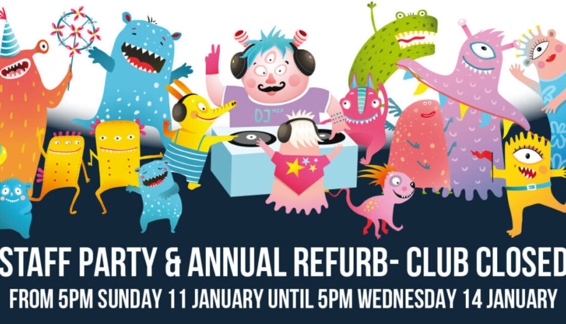 Lake Yard Staff Party & Refurb - Closed From 5pm Sunday 11 to 5pm Wednesday 14 January