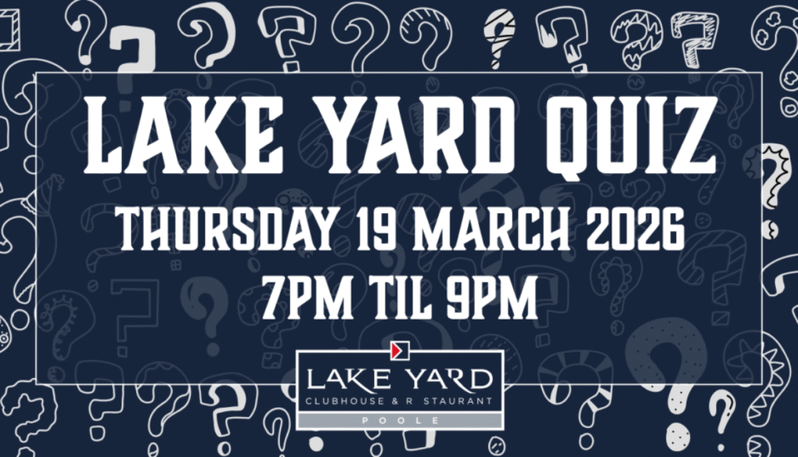 Lake Yard Quiz Night on Thursday 19 march