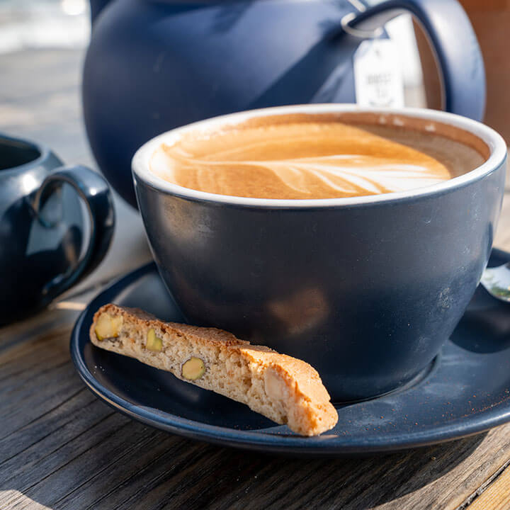 Coffee and tea at the Tea by the Sea at Lake Yard